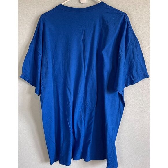 NWOT Fruit of the Loom HD Cotton Short Sleeve T-Shirt Crew Neck Mens 2XL Blue - Picture 4 of 6